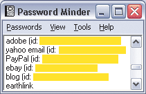 Figure 2 Password List