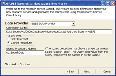 Figure 10 Building a Data Layer in Your Research Service