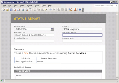 Designing Form Templates With The New Features Of InfoPath 2007 | Microsoft  Learn