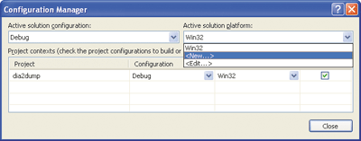 Figure 7 Creating a New Build Configuration
