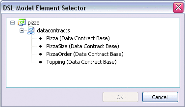 Figure 3 Selecting the Data Contract