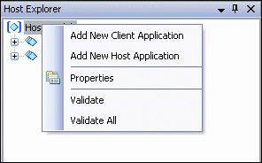 Figure 7 Adding Clients and Hosts to the Host Model