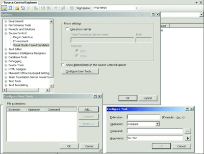 Figure 3 Configuring a New Merge Tool for a File Extension