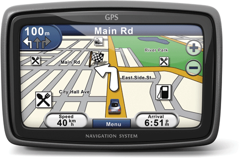 image: GPS interface