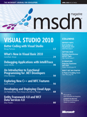 MSDN Magazine April 2010