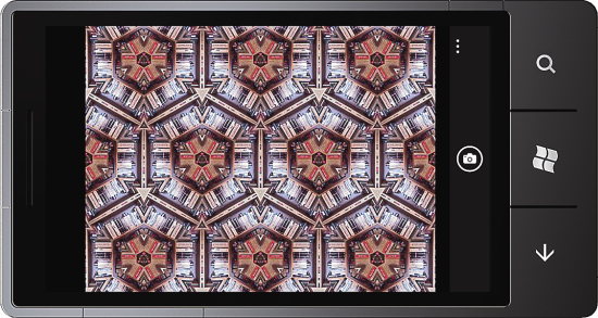 A Typical Kaleidovideo Screen
