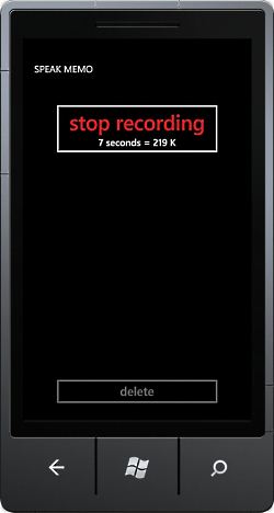 image: SpeakMemo While Recording