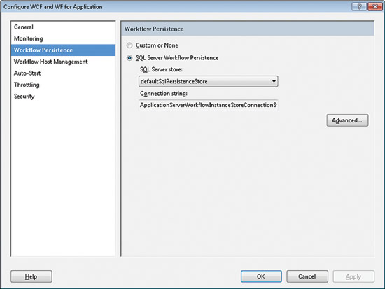 image: Configuring Workflow Persistence