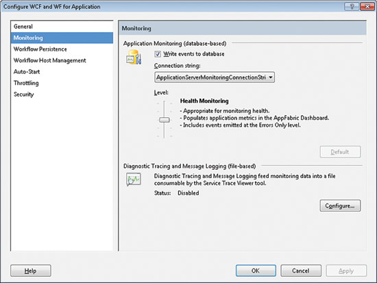 image: Enabling Tracking on Windows Server AppFabric