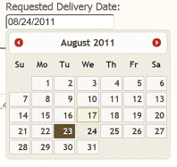 Date Field Support with jQuery UI