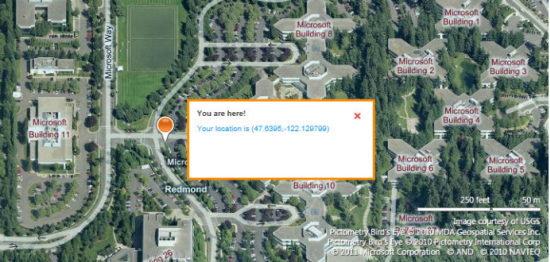 Showing a User’s Location with the Help of Geolocation
