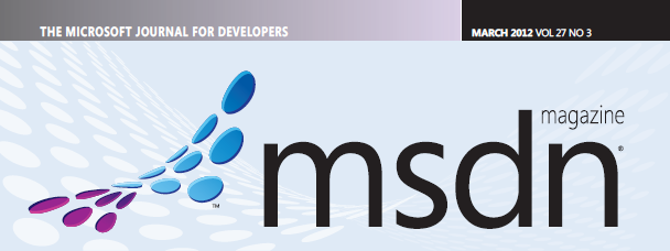 MSDN Magazine March 2012 issue
