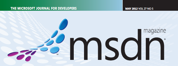 MSDN Magazine May 2012 issue