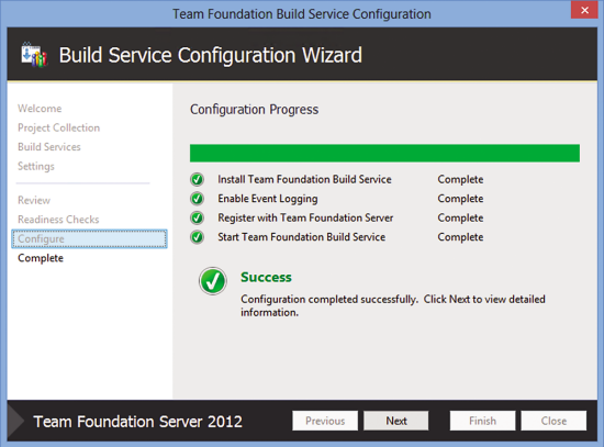 Installing the Team Foundation Build Service in a Dedicated Team Projects Collection