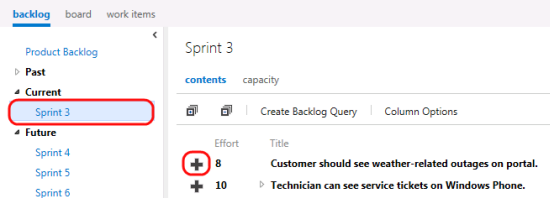 Click the Plus Sign to Create a New Task