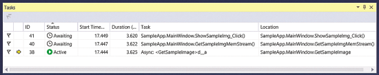 Visual Studio 2013 Tasks Window