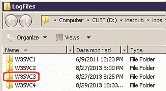 Opening the Log-File Folder