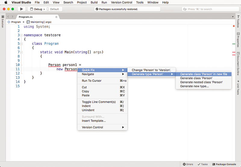 Visual Studio - Code Editing and Debugging in Visual Studio for Mac |  Microsoft Learn