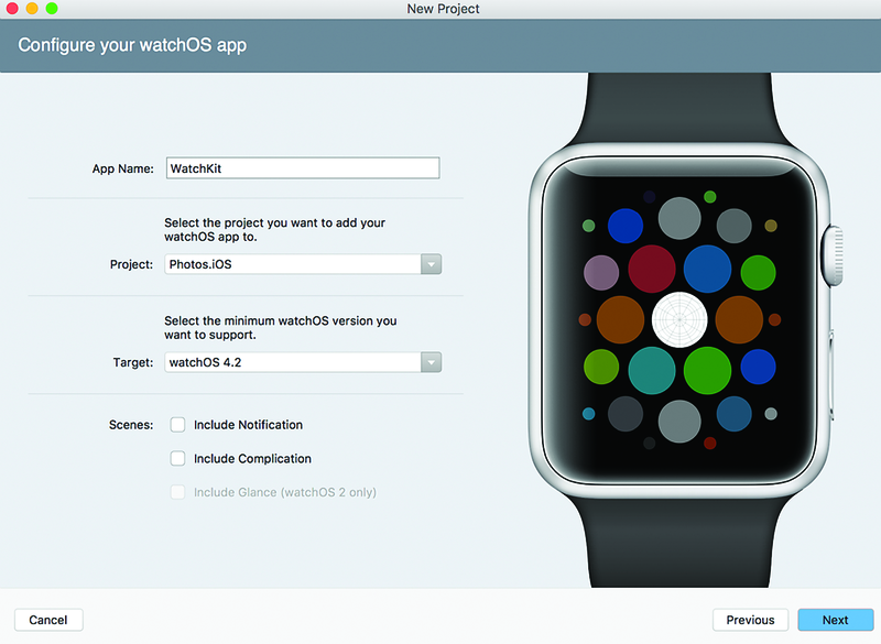 Configuring the watchOS App