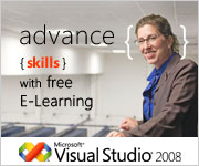 Advance {skills} with free e-learning for Microsoft Visual Studio 2008
