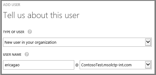 Add a user dialog