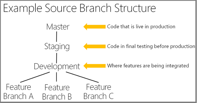 Source branch structure