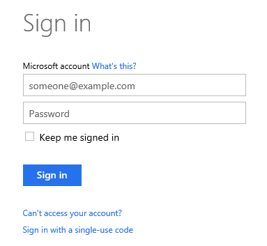Sign in to the Azure management portal