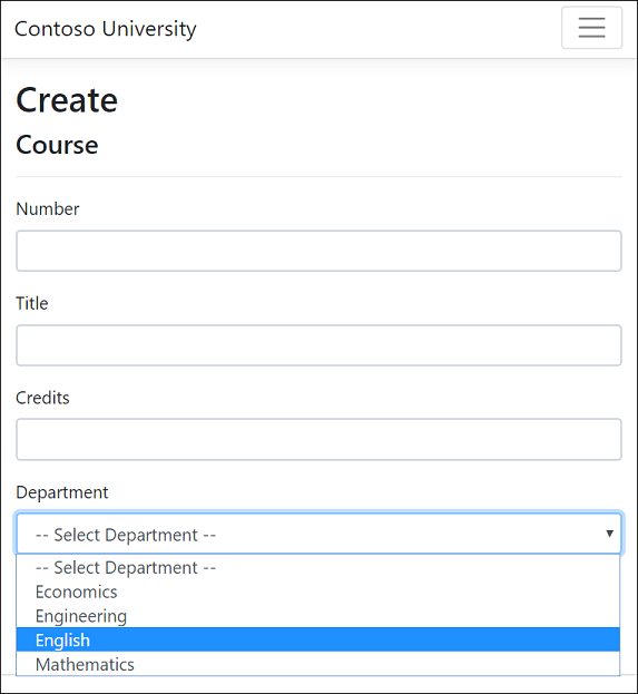 Create course