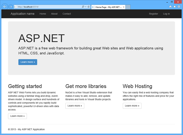 creating-asp-net-web-projects-in-visual-studio-2013-microsoft-learn