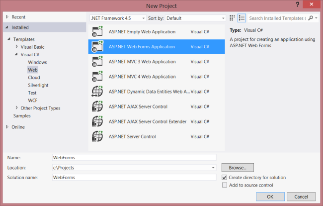 Using Web API with ASP.NET Web Forms - ASP.NET 4.x | Microsoft Learn