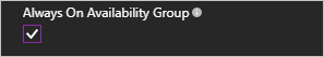 Enable Always On Availability Group in Azure Stack Hub administrator portal