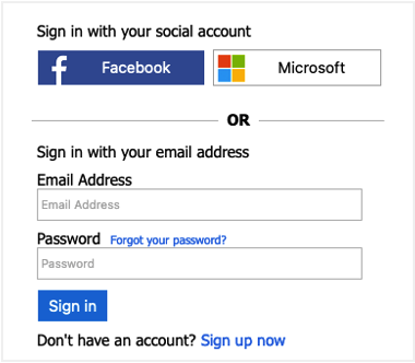 azure b2c login