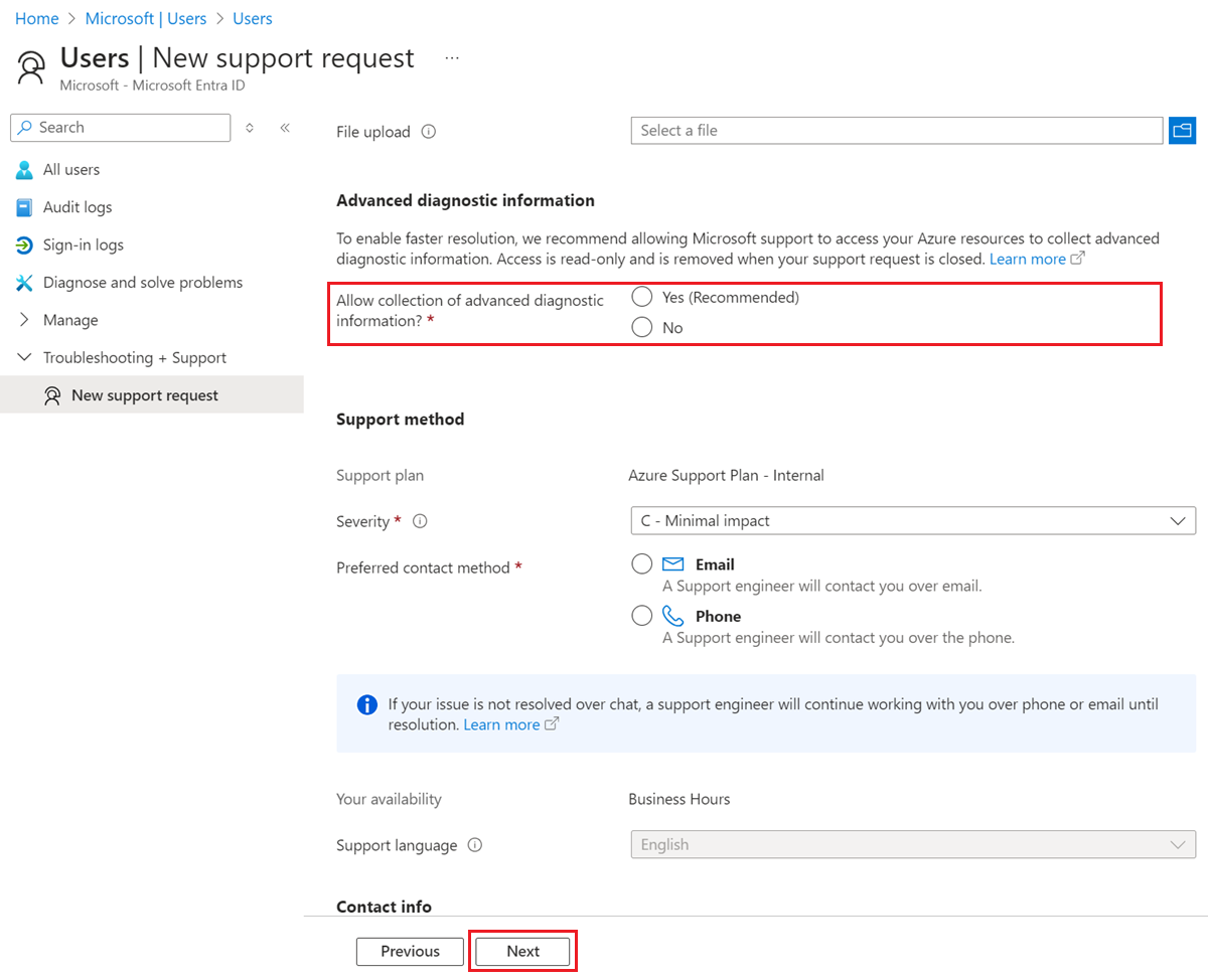 Screenshot of how to find help and submit support ticket part 2.