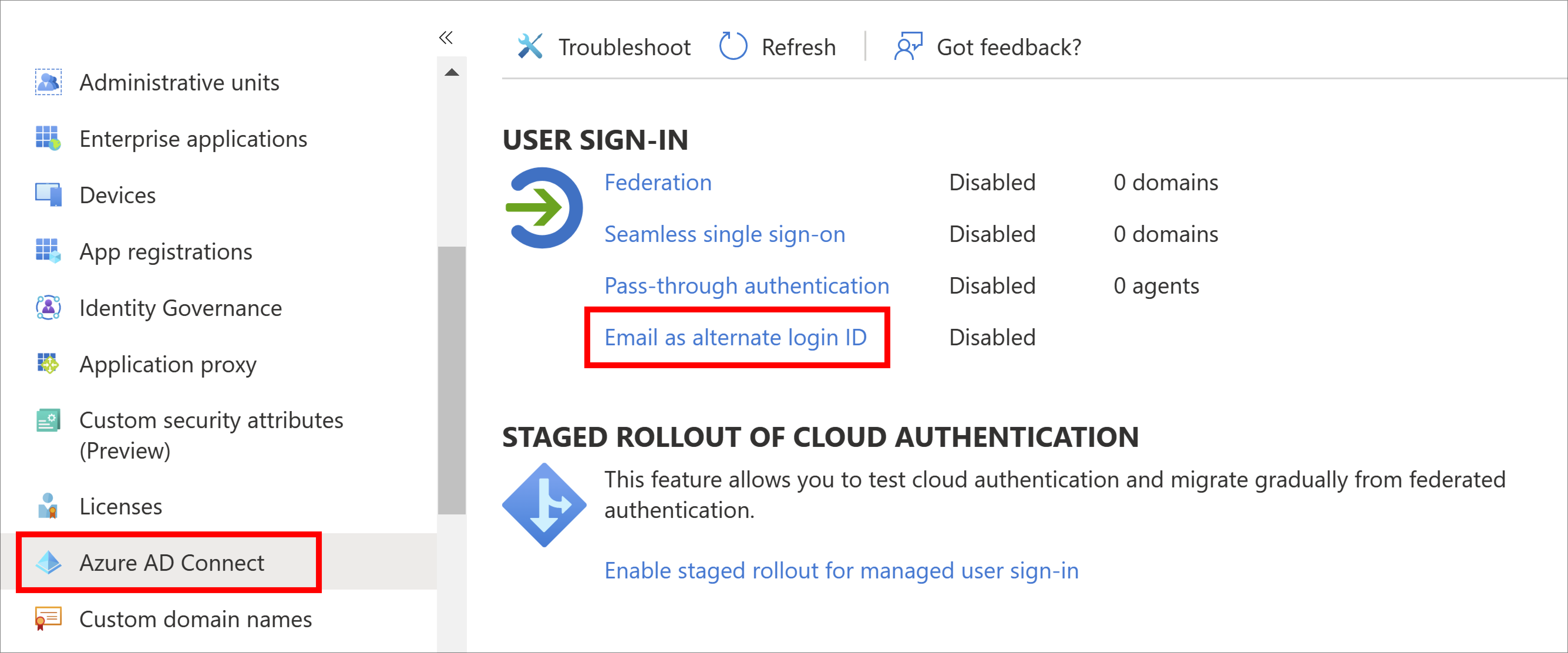 Sign-in to Azure AD with email as an alternate login ID - Microsoft Entra |  Microsoft Learn