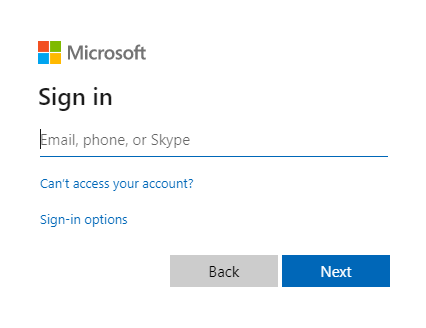 sign-in prompt