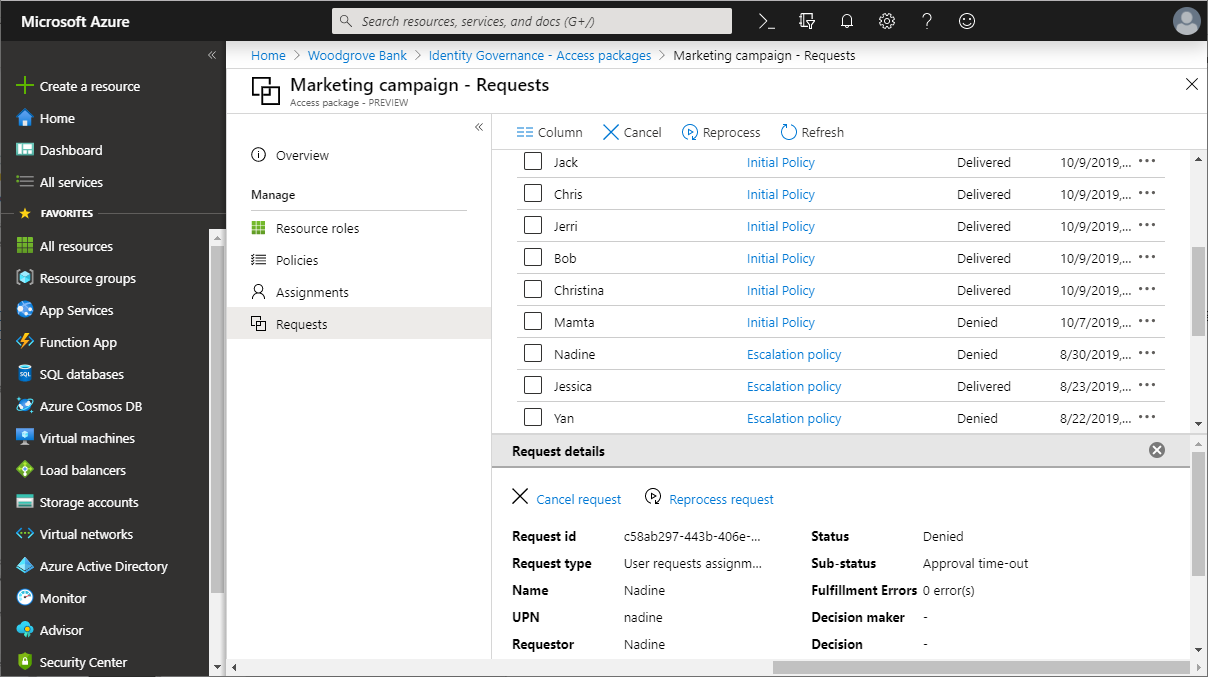 view-and-remove-requests-for-an-access-package-in-azure-ad-entitlement