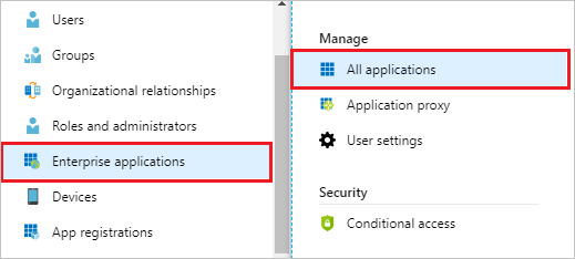 Enterprise applications blade