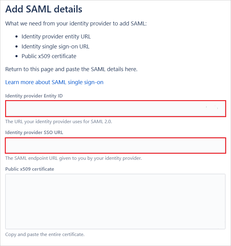 Azure values Screenshot shows the Configuration values.