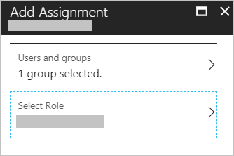 Screenshot of the "Add Assignment" pane.