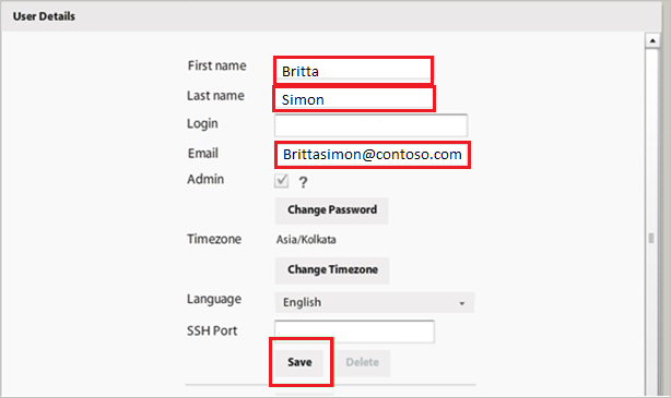 User Details User Details