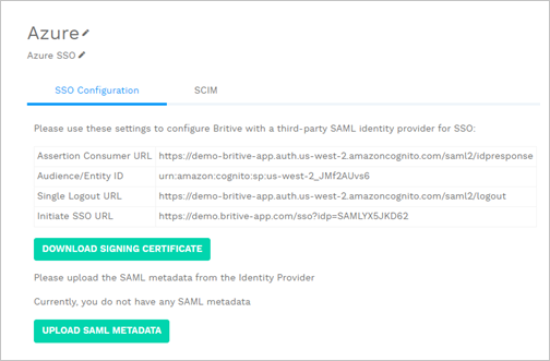 Configuration Page