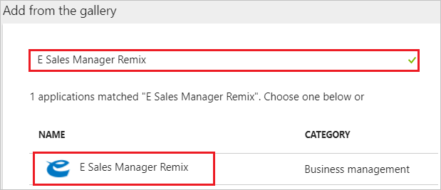 E Sales Manager Remix in the results list