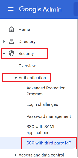 G suite security page.