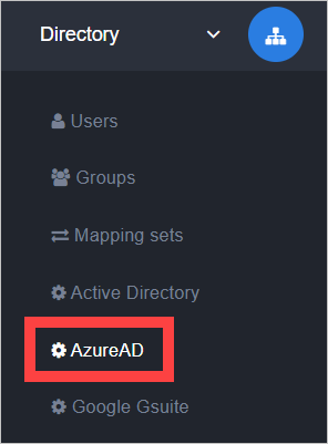 Directory > Azure AD