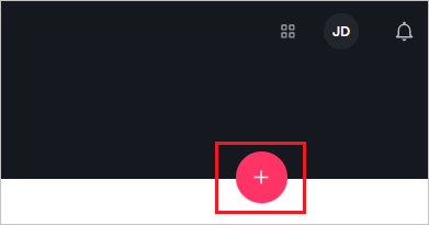 Screenshot shows the + icon to add a user.