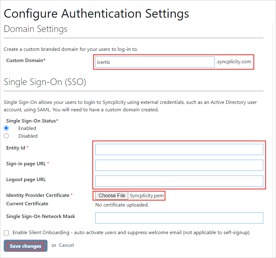 Single Sign-On (SSO) Single Sign-On (SSO)