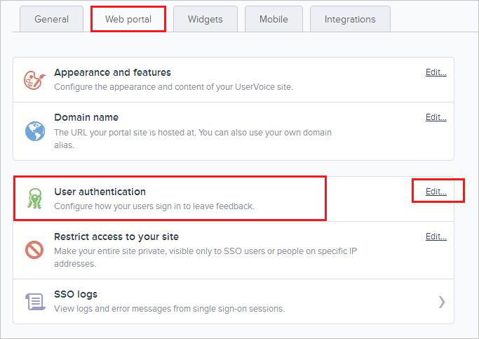 Web portal Web portal Tab