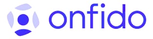 Screenshot of a Onfido logo.