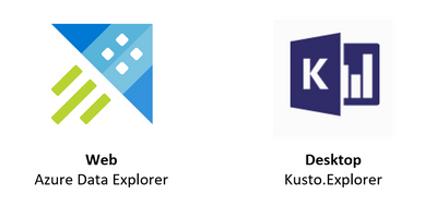 Screenshot of Azure Data Explorer and Kusto Explorer