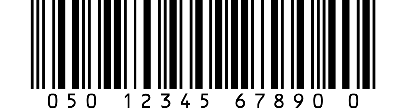 Screenshot of the interleaved-two-of-five barcode (ITF).